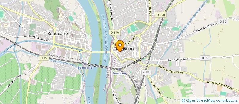 localisation de l'entreprise EURL ACT'IM  TARASCON