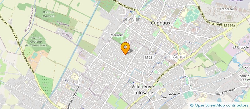 localisation de l'entreprise EURL ACTEON CONCEPT à VILLENEUVE-TOLOSANE