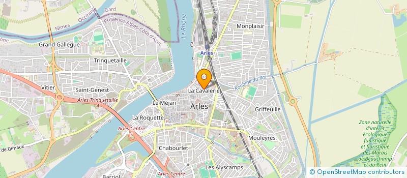 localisation de l'entreprise EURL ACTION FINANCE  ARLES