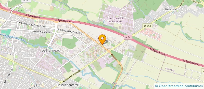 localisation de l'entreprise EURL ACTION SECURITE INTERVENTION SERVICE (ASIS) à PAU