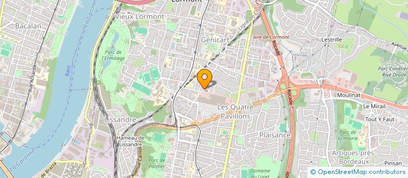 localisation de l'entreprise EURL ACTION SERVICES PRESTATIONS  LORMONT