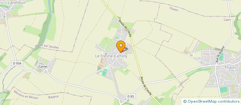 localisation de l'entreprise EURL ACTUACONFORT  LE FRESNE-CAMILLY