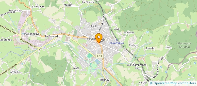 localisation de l'entreprise EURL ADA JAQUET NANAEL  CHAUFFAILLES