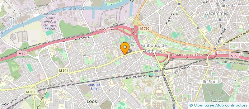 localisation de l'entreprise EURL ADEC à LILLE
