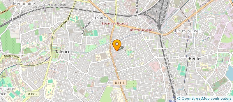 localisation de l'entreprise EURL ADEG 33 à BEGLES