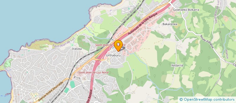 localisation de l'entreprise EURL ADELO  SAINT-JEAN-DE-LUZ