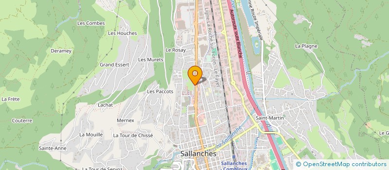 localisation de l'entreprise EURL ADF STORES à SALLANCHES