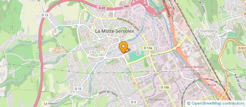 localisation de l'entreprise EURL ADIANTUM à LA MOTTE-SERVOLEX