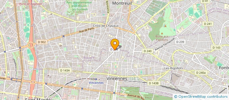 localisation de l'entreprise EURL ADKS à MONTREUIL