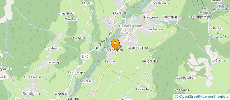 localisation de l'entreprise EURL ADN AUTO 74  HABERE-LULLIN