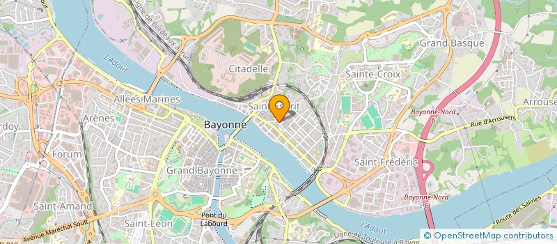 localisation de l'entreprise EURL ADOUR COPY SERVICE à BAYONNE