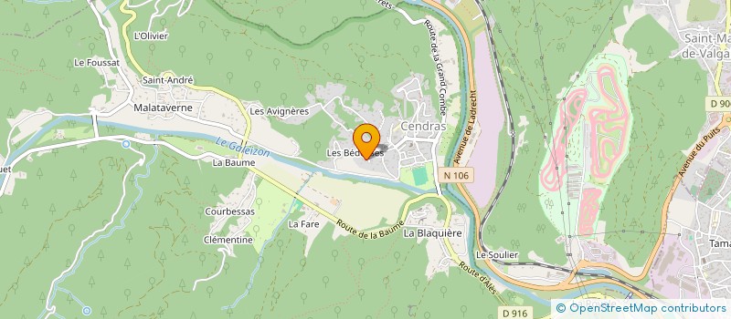 localisation de l'entreprise EURL ADRIEN CHAPON CONSULTANT  SAINT-PAUL-LA-COSTE