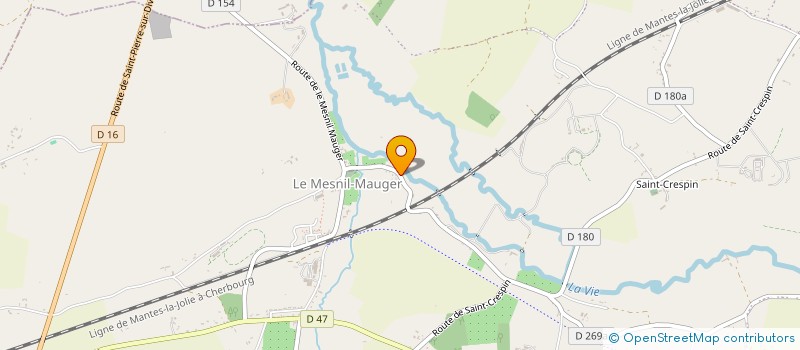 localisation de l'entreprise EURL ADRIEN RAMBAUD  MEZIDON VALLEE D'AUGE