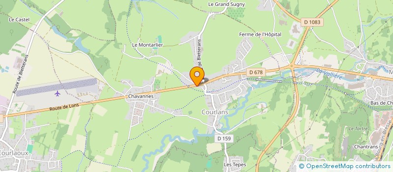 localisation de l'entreprise EURL ADVENTURE CONCEPT  COURLANS