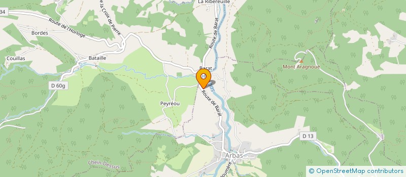 localisation de l'entreprise EURL AERO BOIS  CHEIN-DESSUS