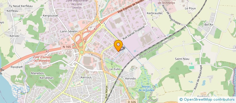 localisation de l'entreprise EURL AG CONSTRUCTION BOIS  LANESTER