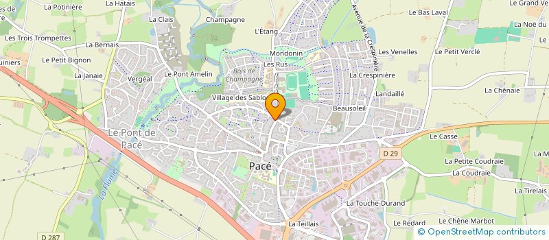 localisation de l'entreprise EURL AG IMMOBILIER - COMMISSIONS REDUITES  PACE