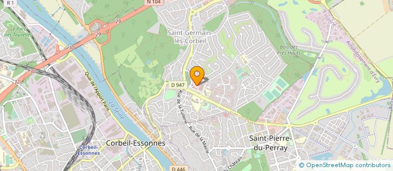 localisation de l'entreprise EURL AGATHE à SAINT-GERMAIN-LES-CORBEIL