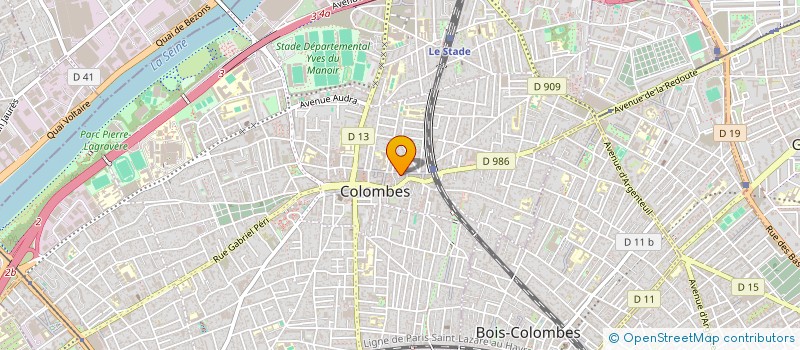 localisation de l'entreprise EURL AGENCE CENTRALE à COLOMBES