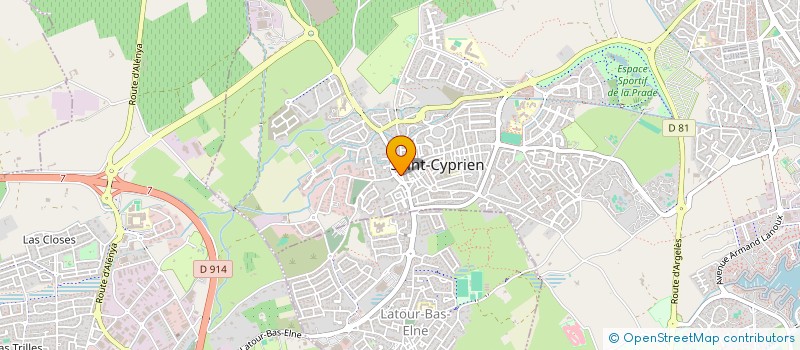 localisation de l'entreprise EURL AGGERY à SAINT-CYPRIEN