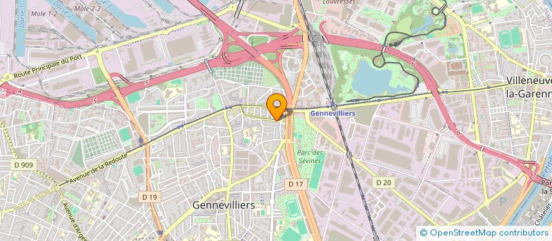 localisation de l'entreprise EURL AGGT à GENNEVILLIERS