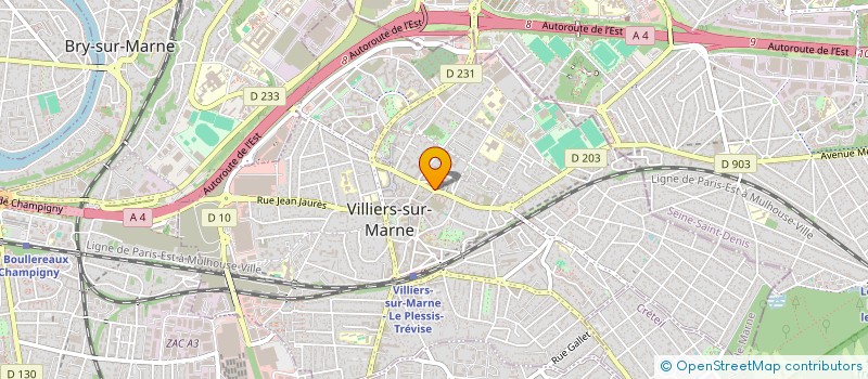 localisation de l'entreprise EURL AGI ENTREPRISE PRIVEE  VILLIERS-SUR-MARNE