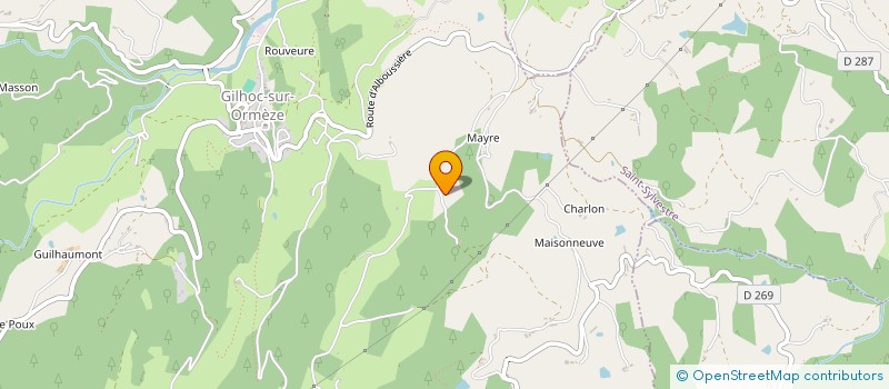 localisation de l'entreprise EURL AGIER  LAMASTRE