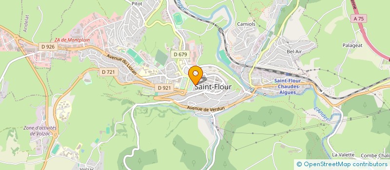 localisation de l'entreprise EURL AGNES DONIOL à SAINT-FLOUR