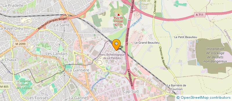 localisation de l'entreprise EURL AGRAF'PUB à CLERMONT-FERRAND