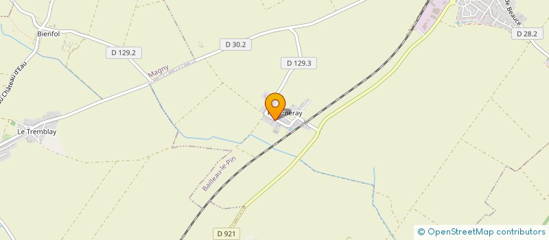 localisation de l'entreprise EURL AGRESTIS 28 à BAILLEAU-LE-PIN