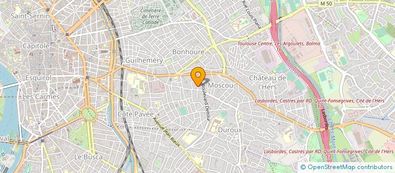 localisation de l'entreprise EURL AGRI-FRANCE ENVIRONNEMENT à TOULOUSE