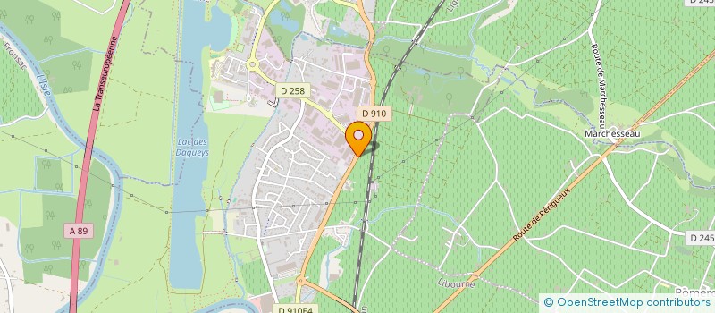 localisation de l'entreprise EURL AGRI INVESTISSEMENT 33 à LIBOURNE