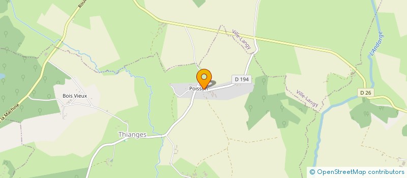 localisation de l'entreprise EURL AGRO'TECH'BEURRIER à THIANGES