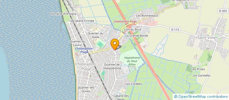 localisation de l'entreprise EURL AIDE A LA PERSONNE à CHATELAILLON-PLAGE