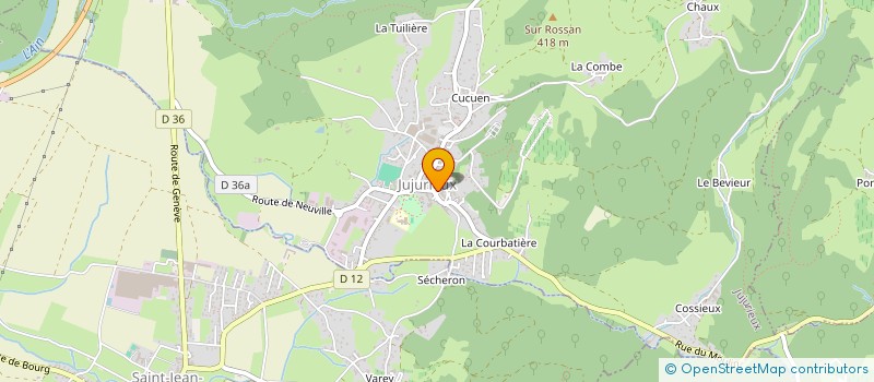 localisation de l'entreprise EURL AIMEZ VOUS  JUJURIEUX