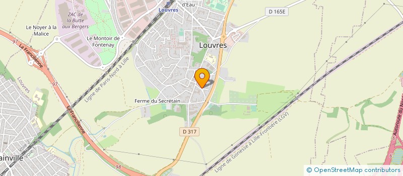 localisation de l'entreprise EURL AIR ES EM à LOUVRES