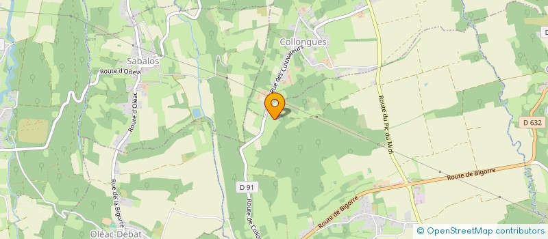 localisation de l'entreprise EURL AIR'FROID DDL  POUYASTRUC