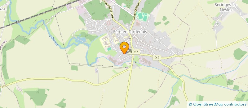 localisation de l'entreprise EURL AIR N DRONE  FERE-EN-TARDENOIS