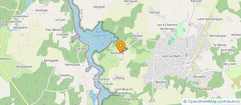 localisation de l'entreprise EURL AIR VIDE ET EAU à CRACH