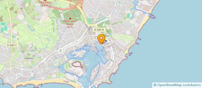 localisation de l'entreprise EURL AJC  AGDE