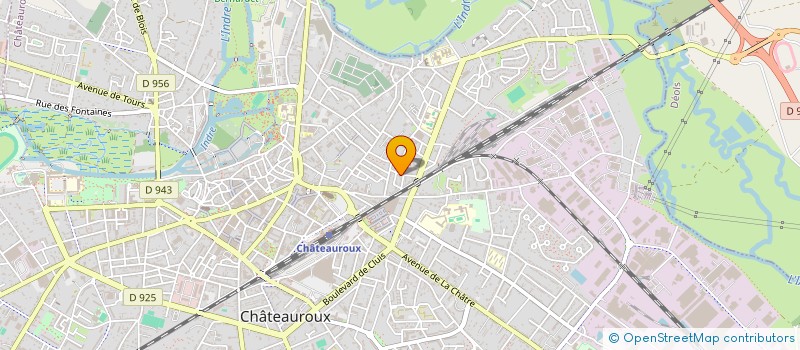 localisation de l'entreprise EURL AJL COCHARD à CHATEAUROUX