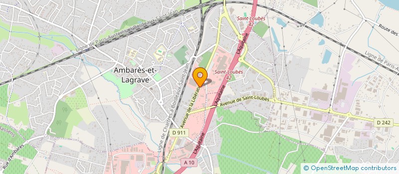 localisation de l'entreprise EURL AJS CONSEILS à AMBARES-ET-LAGRAVE