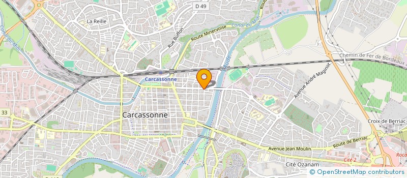 localisation de l'entreprise EURL AL ET RUBENS  CARCASSONNE