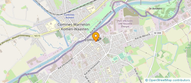 localisation de l'entreprise EURL AL-Y à COMINES