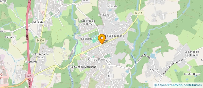 localisation de l'entreprise EURL ALABAY à RILHAC-RANCON
