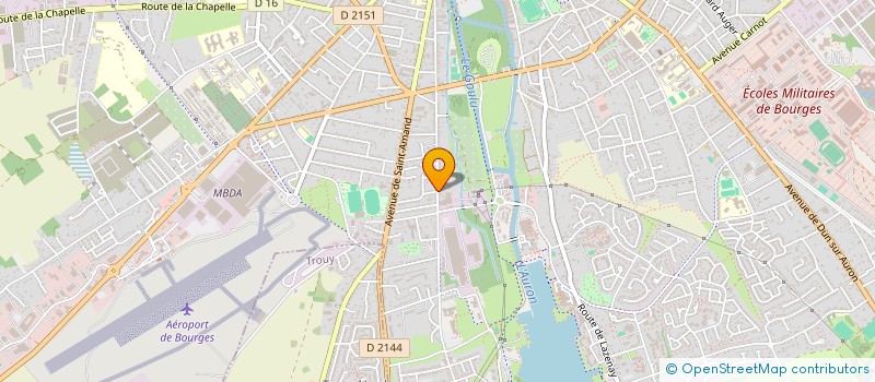 localisation de l'entreprise EURL ALAIN DINDELEUX  BOURGES