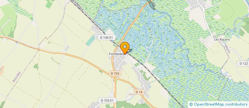 localisation de l'entreprise EURL ALAIN GAUDIN  SAINT-SULPICE-DE-ROYAN