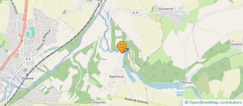 localisation de l'entreprise EURL ALAIN LABELLE  CHATEAU-LARCHER