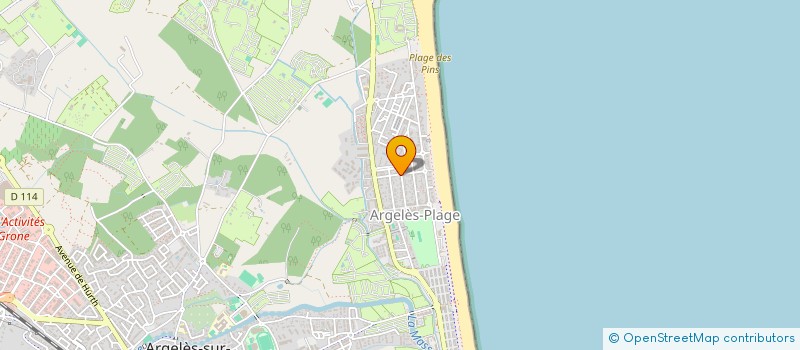 localisation de l'entreprise EURL ALAN ARTISAN à ARGELES-SUR-MER
