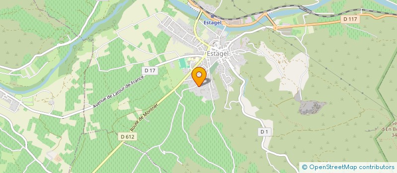 localisation de l'entreprise EURL ALBAGRICOLE  ESTAGEL